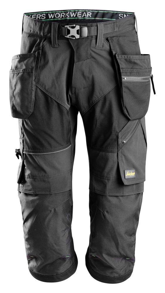 PIRATBYXA+ SNICKERS WORKWEAR 6905 STGRÅ/SV 52, HF FLEXIWORK
