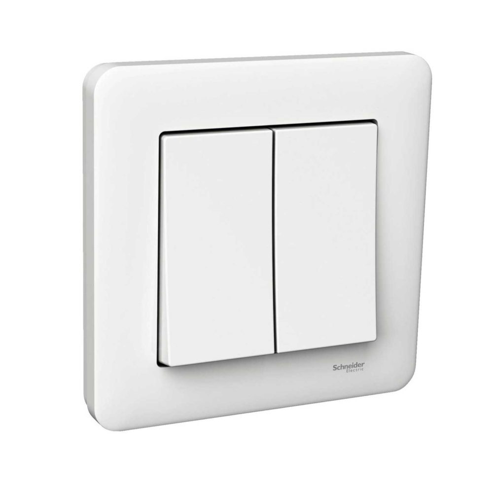 Kjøp Schneider Electric Bryter, innfelt, krone, Exxact Primo, hvit