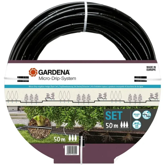 Micro-Drip Gardena Startset Buskar/Häckar - 50m
