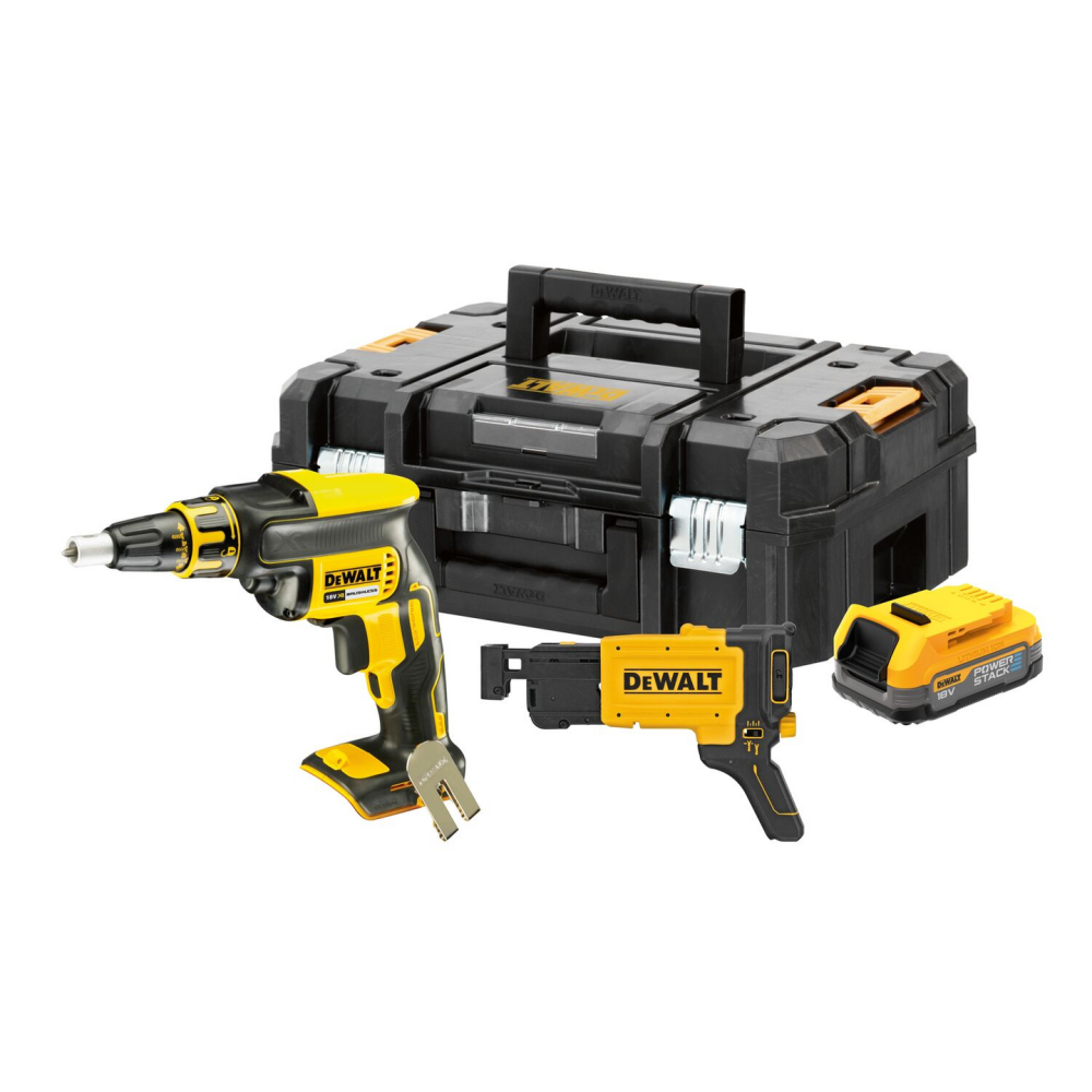GIPSSKRUVDRAGARE DEWALT DCF620E1K-XJ XR 1XPOWERSTACK BATTERI 18V