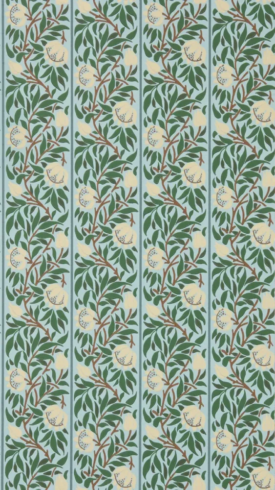 Morris & Co - Peony Trellis Soft Blue Nettle