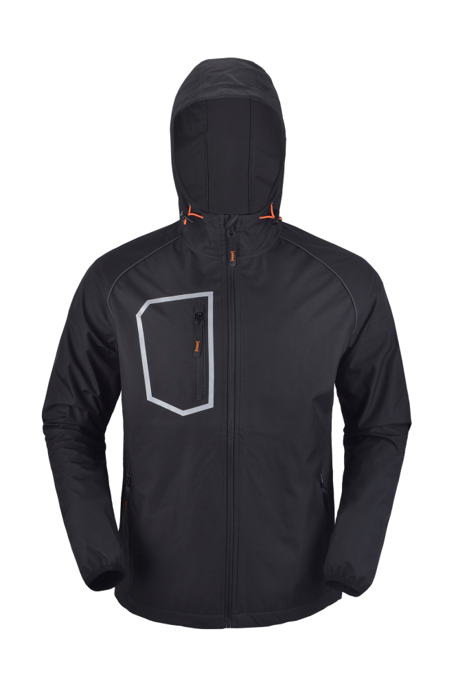 LIGHT SOFTSHELL JACKA SVART XL