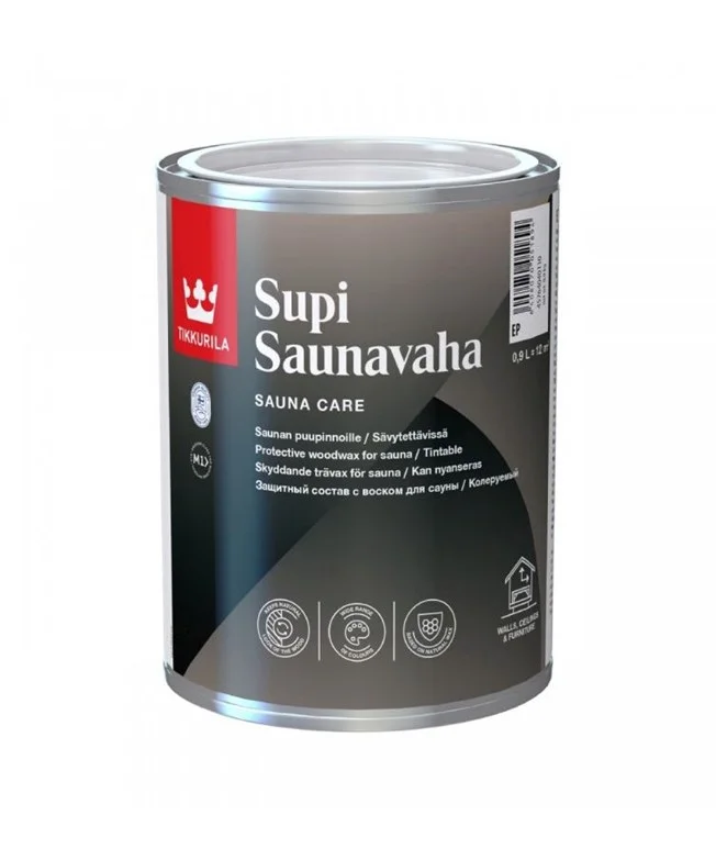 Supi Saunavaha Bastuvax - Grå - 1L