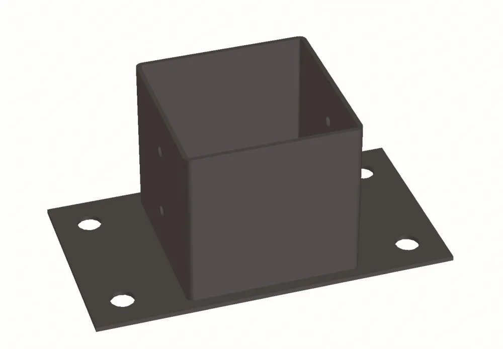 Jabo 35144 Stolpsko svart 71x71x70 mm