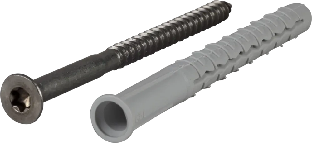 ESSVE GXL 404033 Fasadplugg Ø10 mm, TX40, A4, försänkt huvud 140 mm, 20-pack