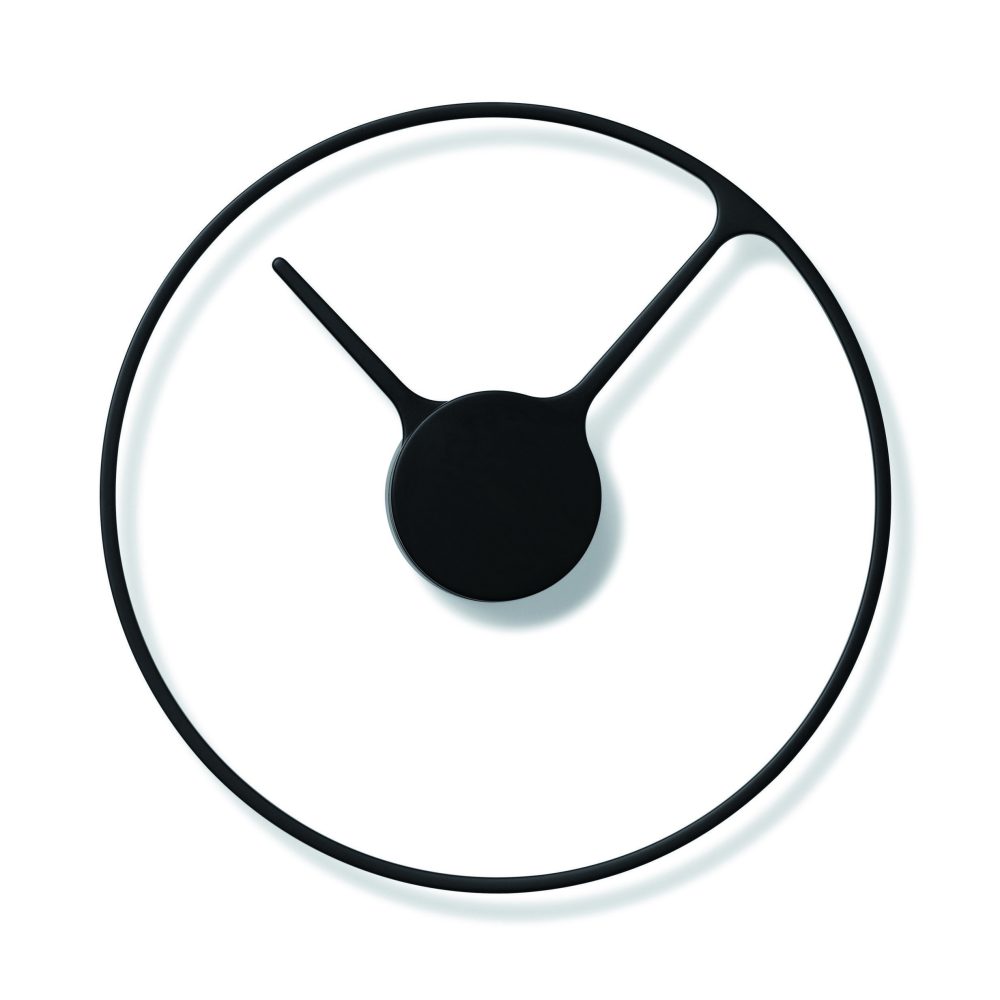 Stelton Time väggklocka Ø 30 cm, svart