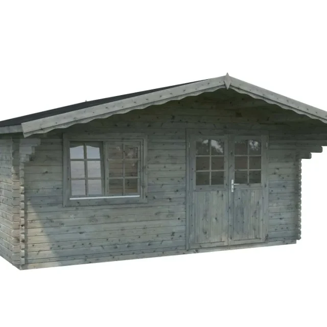 Palmako Sally Stuga 19,9 m²/inv. 19,1, grå impregnerad