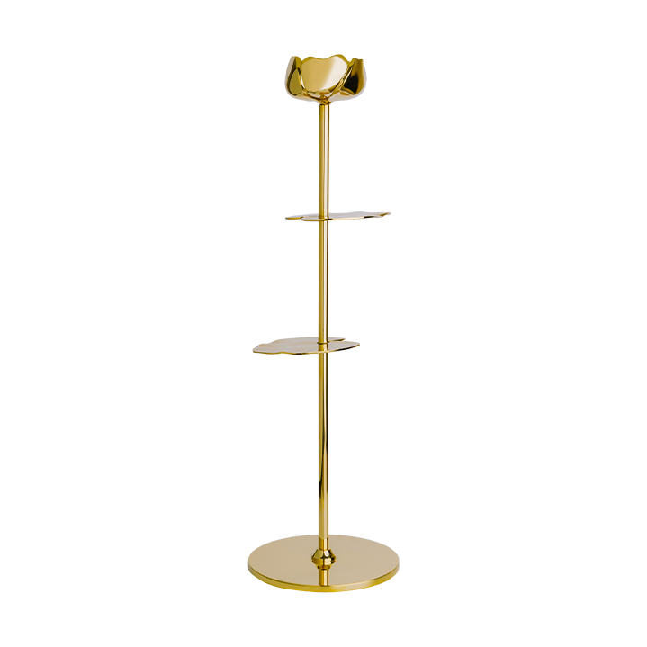 Ninfea Alta ljusstake 30 cm, Mässing