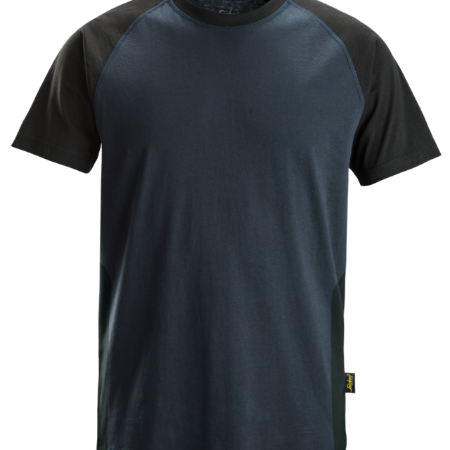 T-SHIRT TVÅFÄRGAD MARIN/SVART STL 5XL