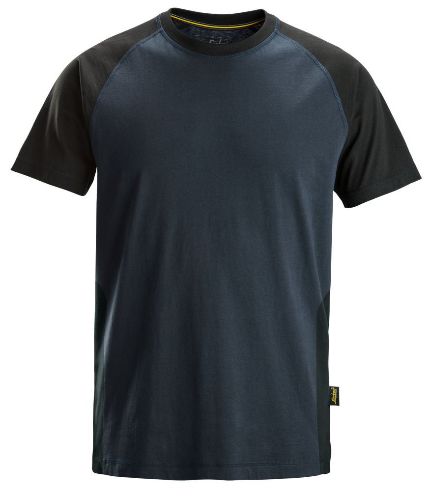 T-SHIRT TVÅFÄRGAD MARIN/SVART STL 5XL
