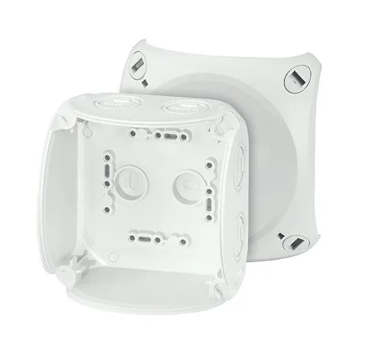 Hensel KF 0600 G Kopplingsdosa grå, IP66, glasfiber, utan plint 130x130x77 mm - Bild 2