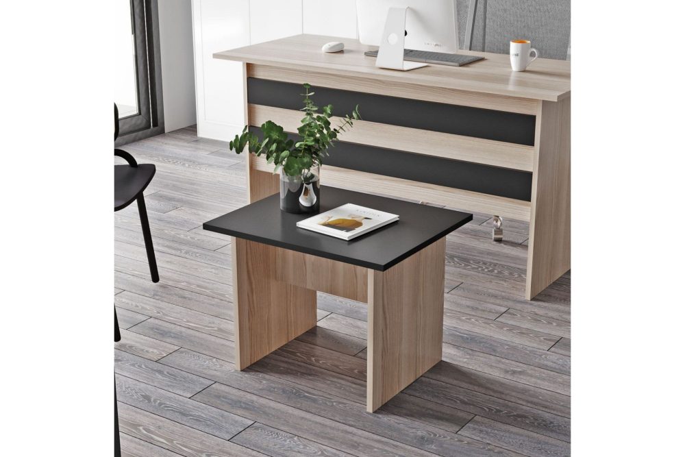 Okani Skrivbord 140 cm med Förvaring och Fotpall