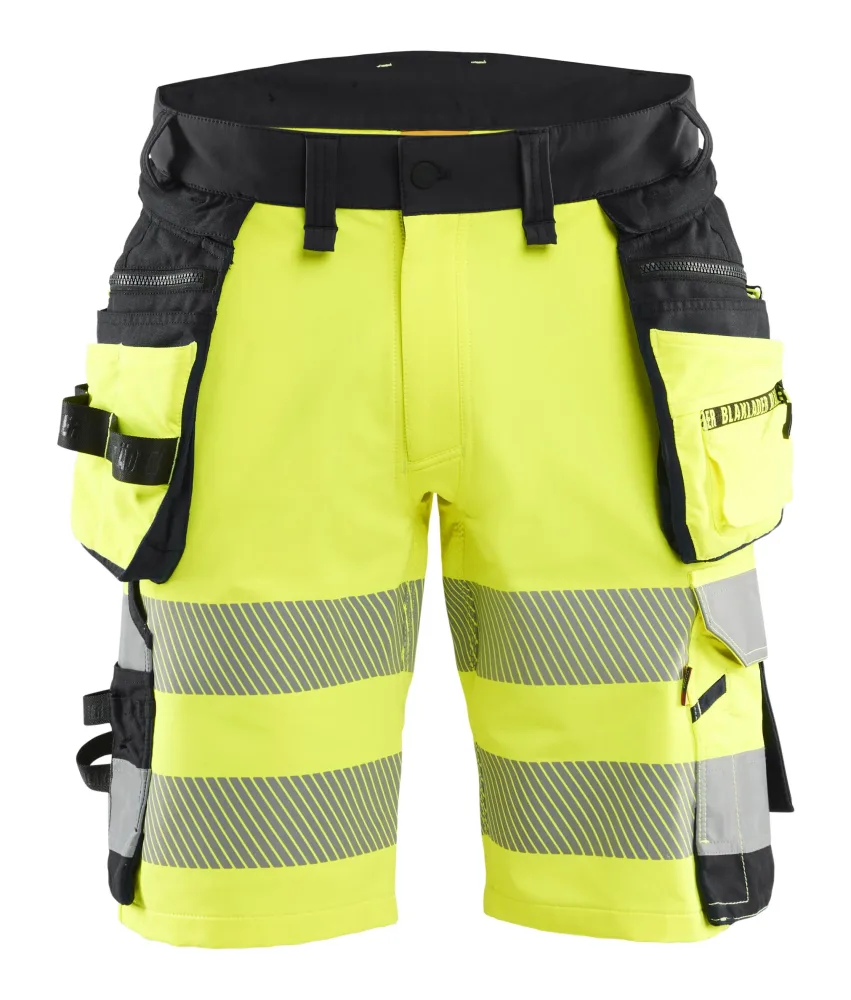 Blåkläder 112016485389C48 Shorts varsel, orange/marinblå Orange/marinblå