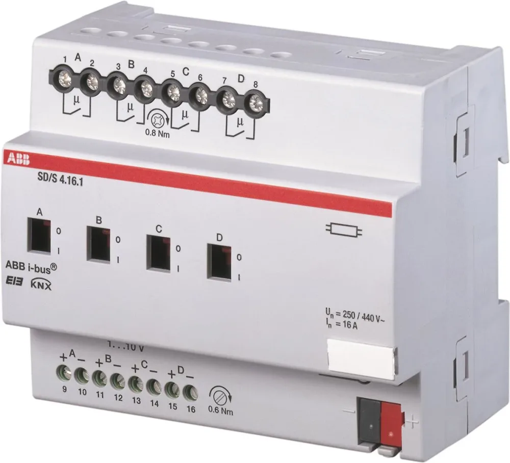 ABB 2CDG110080R0011 Dimmeraktor 16 A Antal utgångar: 4 - Bild 2