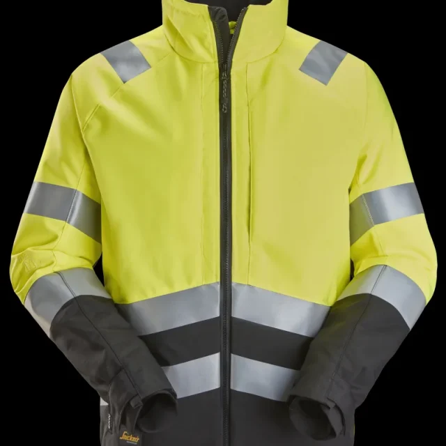 Snickers Workwear 1153-6604 Vinterjacka varsel, gul/svart M