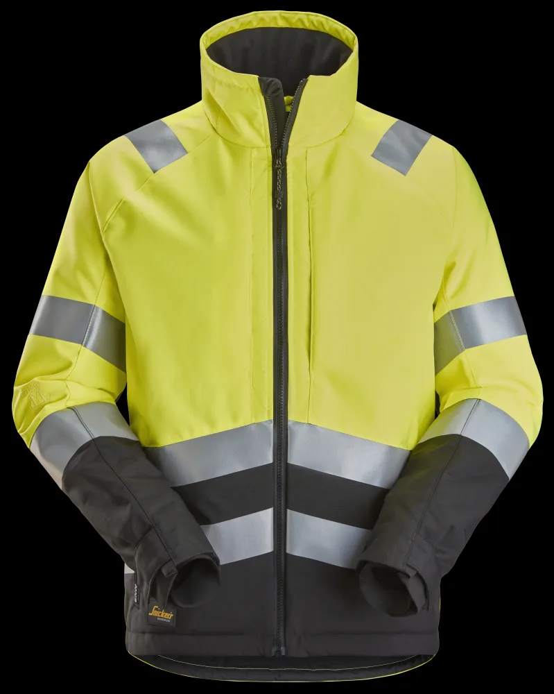Snickers Workwear 1153-6604 Vinterjacka varsel, gul/svart M