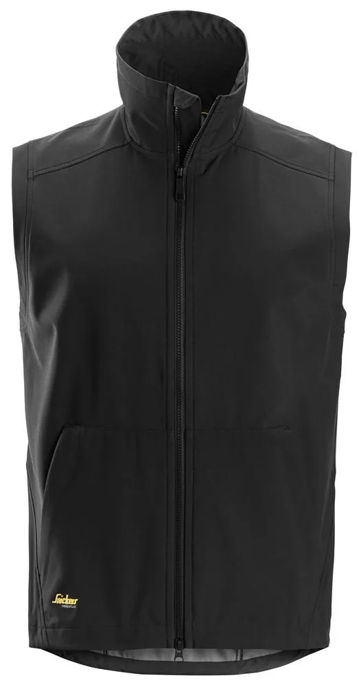 Snickers Workwear 4505 Softshellväst svart Svart