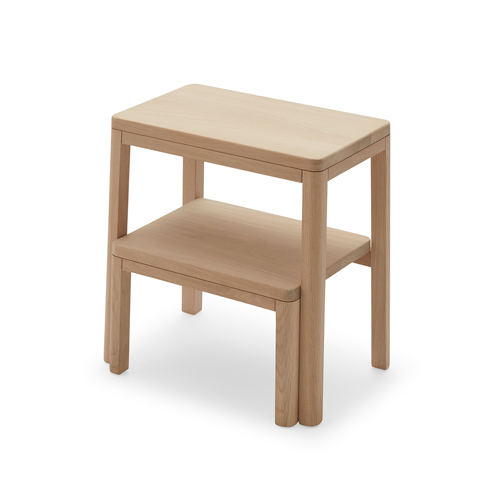 Noboru step ladder stegpall, Oak