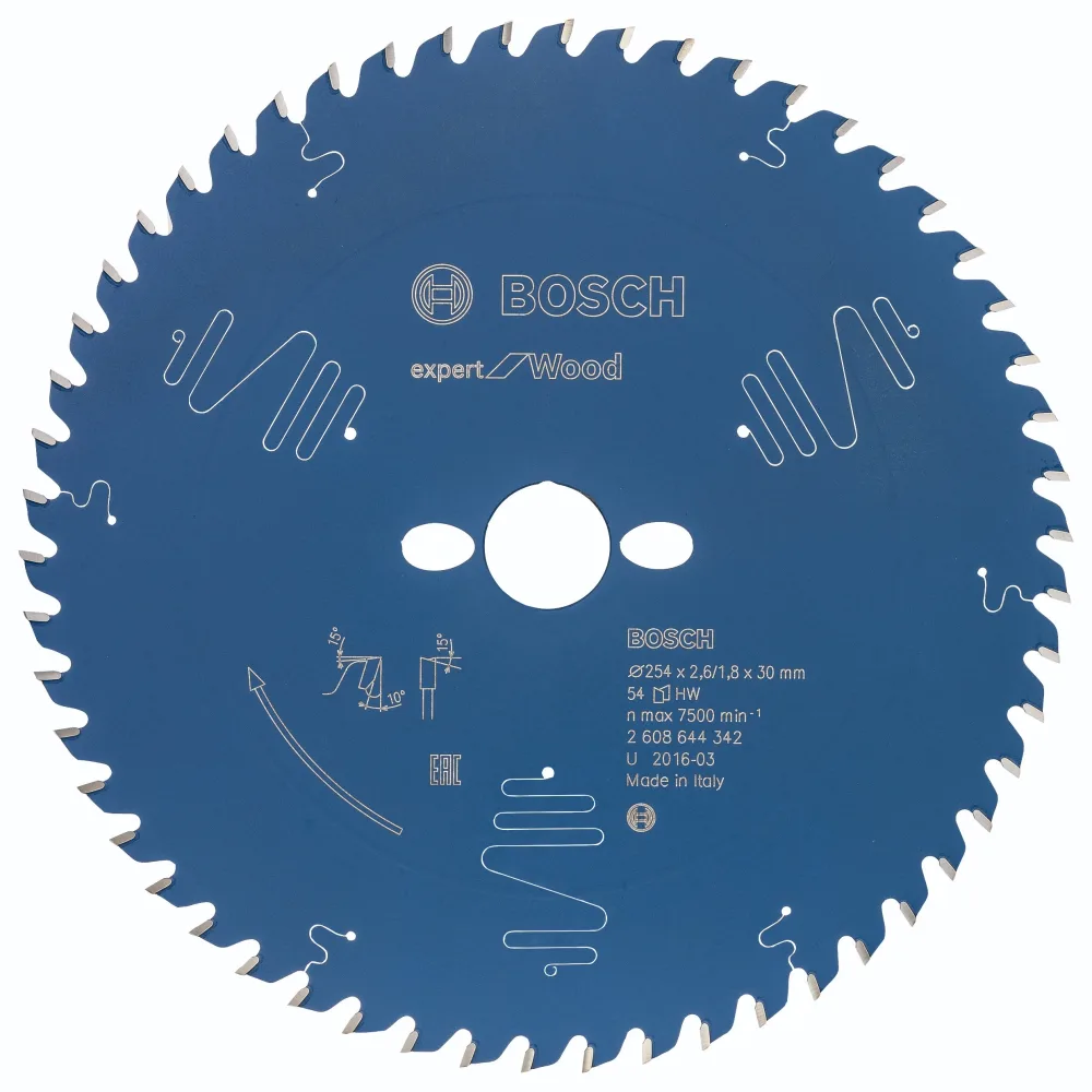 Bosch Expert for Wood Cirkelsågklinga 254x2.4x30mm, 32T