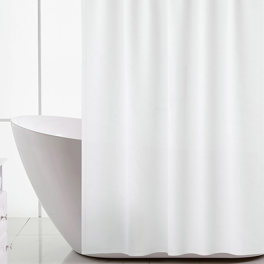 DUSCHDRAPERI VIT 180X200CM SB