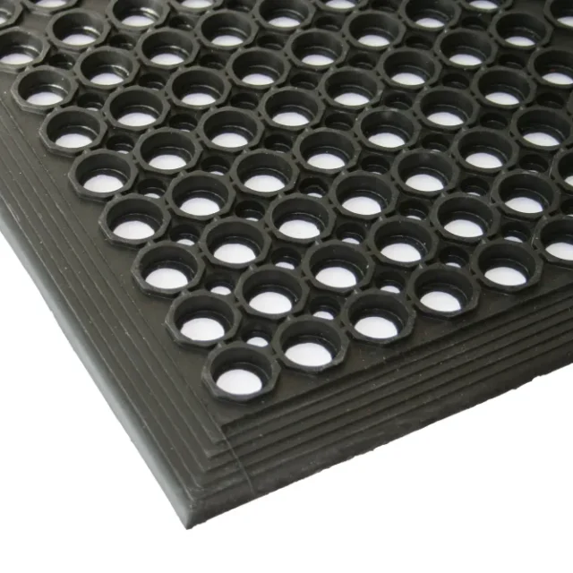 Duri 18018 Ringgummimatta 90 x 152 mm, svart