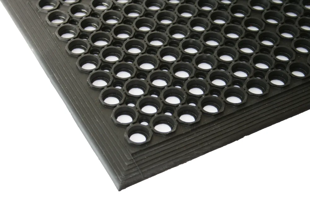 Duri 18018 Ringgummimatta 90 x 152 mm, svart