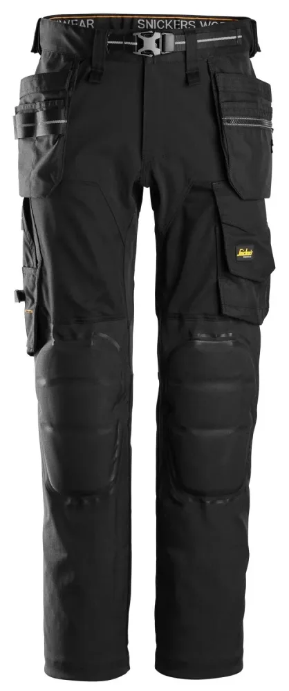 Snickers Workwear 6590-0404 AllroundWork Arbetsbyxa svart, stretch 152