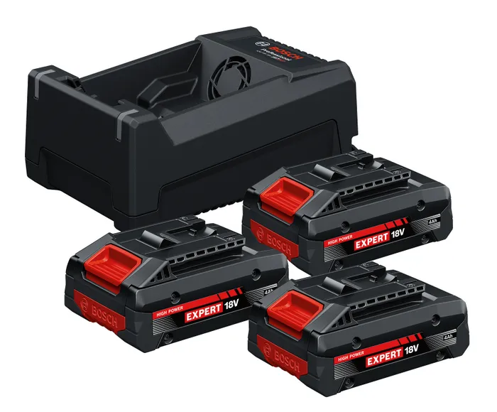 Startset Bosch Power Tools EXBA18V-40 + GAL 12V/18V-80 3-pack