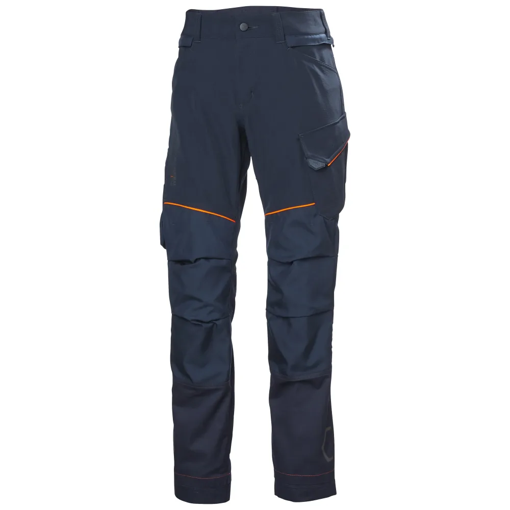 Helly Hansen Workwear Chelsea Evolution BRZ 77556_590 Arbetsbyxa marinblå/orange, connect C150