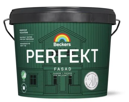Beckers Perfekt Fasad Fasadfärg halvmatt Valfri kulör