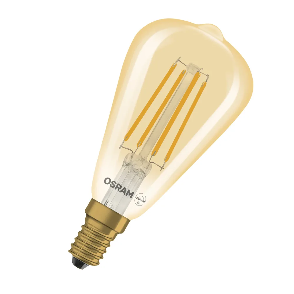 Osram EDISON DIM GULD LED-lampa E14 4,8 W, 360 lm - Bild 2