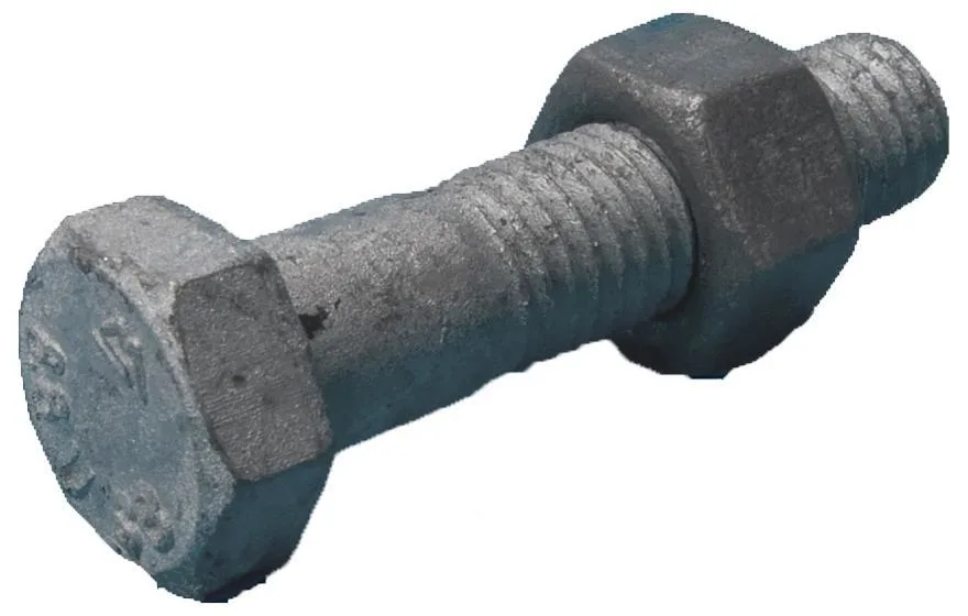 REYHER 40148250270160 Stålbyggnadsskruv M27 delgängad 8.8, EN 15048, FZV 27x160 mm, 1-pack
