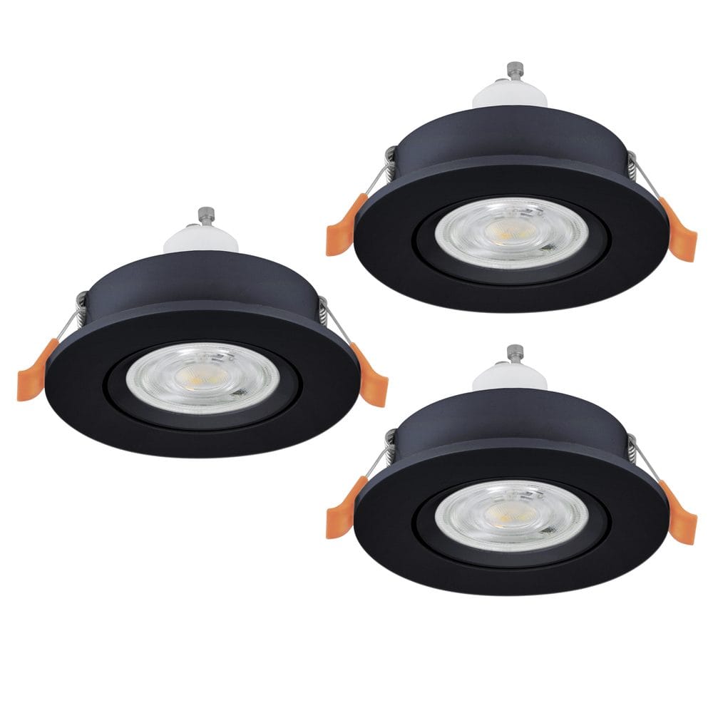 Infälld Lampa Barranco 90 mm 4000K Set om 3