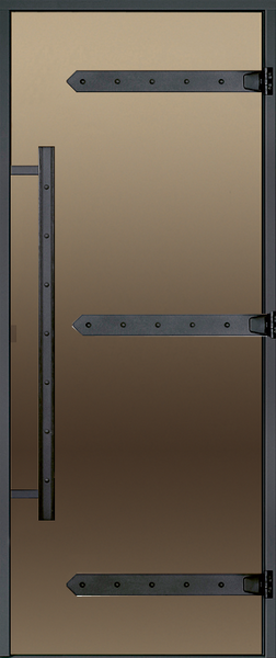 BASTUDÖRR LEGEND KARM SV FURU BRONS 9X19