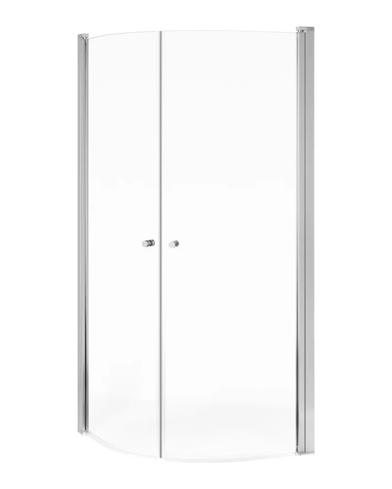 Gustavsberg Round GB51RNDR8080CR Duschhörna klarglas/krom 80x80 cm