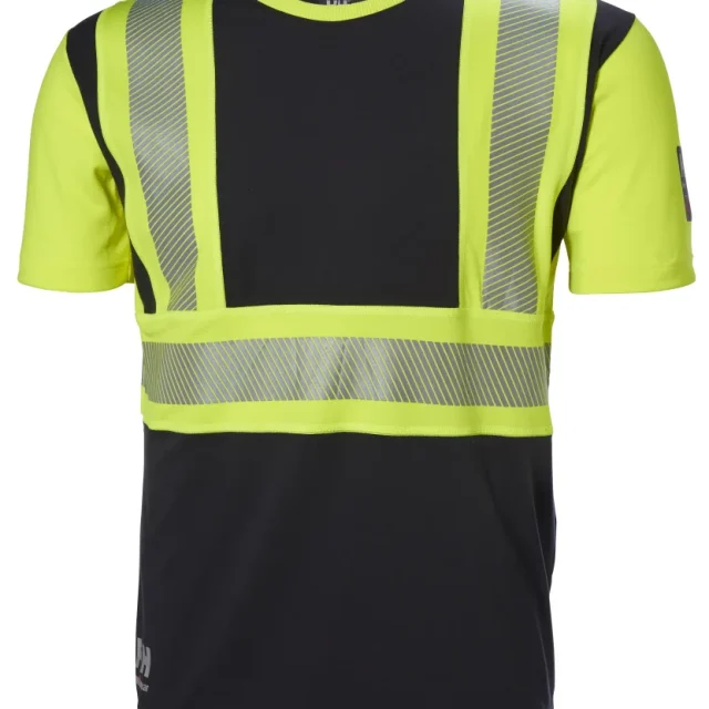 Helly Hansen Workwear ICU 79271-369 T-shirt varsel, svart/gul 3XL