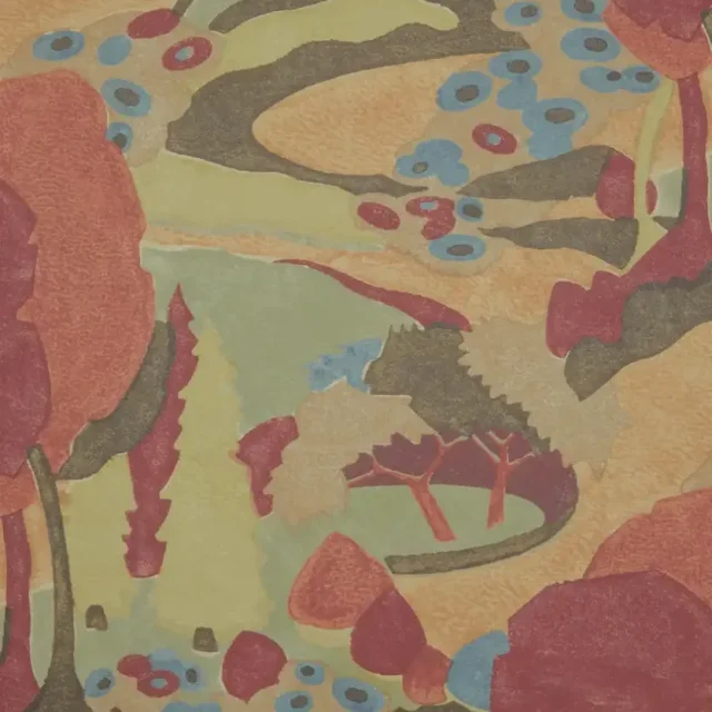 Liberty - Autumn Landscape Lacquer Moss