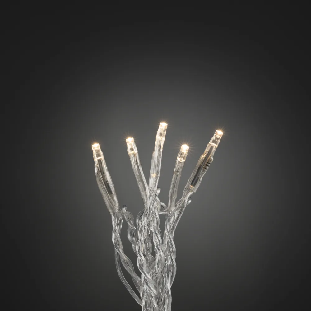 Konstsmide 6351-123 Ljusslinga varmvita, transparent kabel 1.33 m - Bild 2