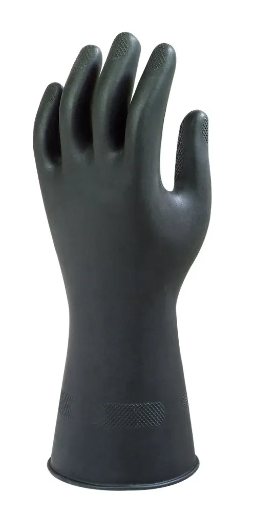 Ansell AlphaTec 87-118 Kemskyddshandske Latex, flossad 7.5