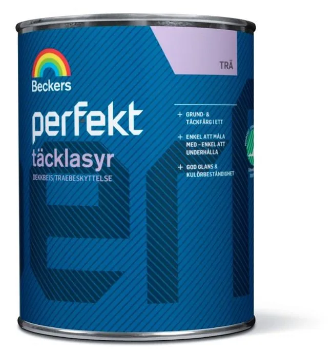 Beckers Perfekt Täcklasyr halvblank Utevit