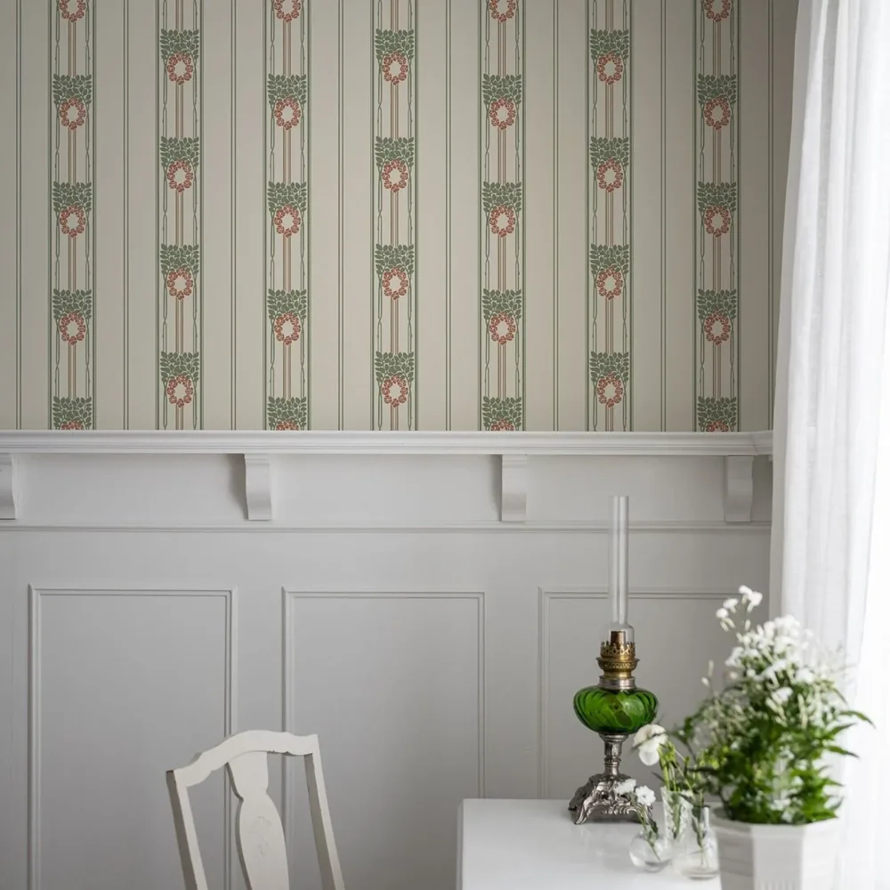 Duro Ramsjö 697-02 Tapet Gammalsvenska QuickUp Beige