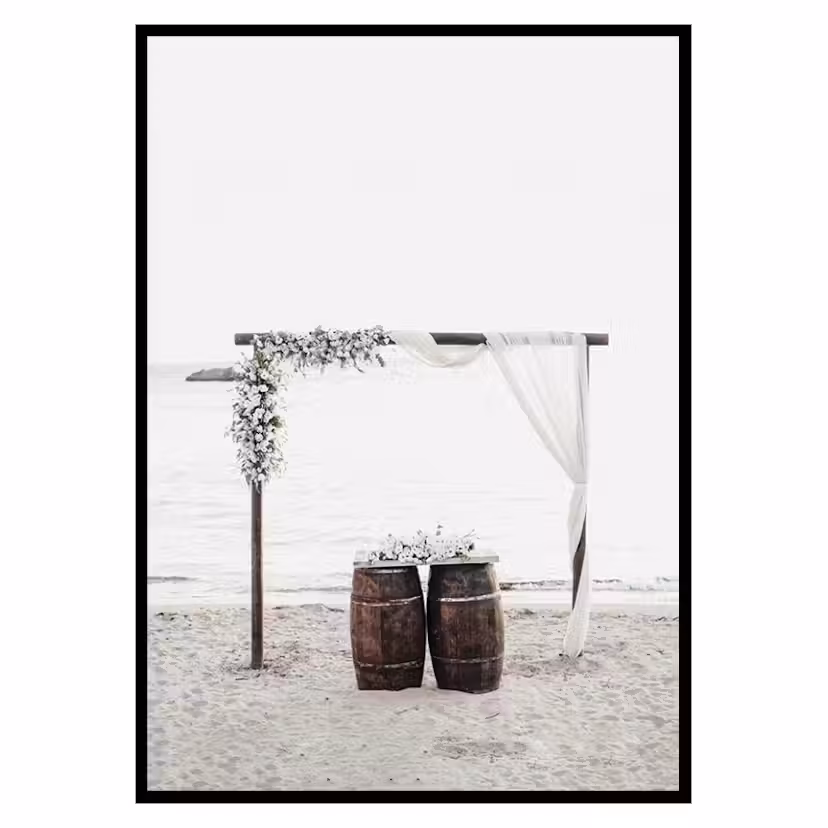 Poster Gallerix Arch On The Beach Storlek: 21x30 cm