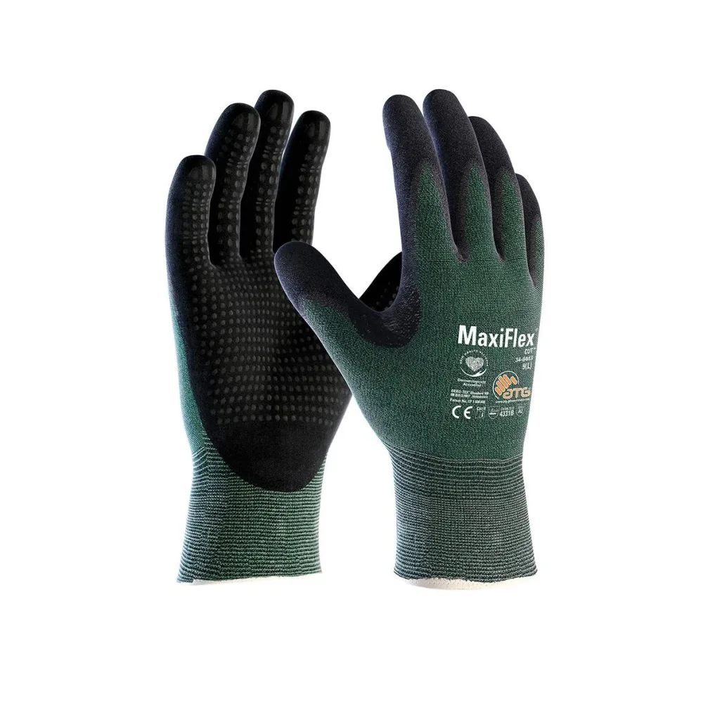 ATG MaxiFlex 34-8443 CutB Montagehandske grön 7
