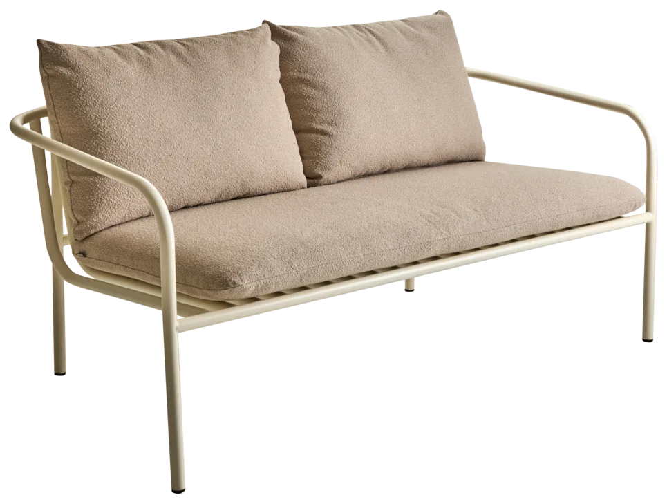 Brafab Bendt Soffa 2-sits Indigo Blue/Teddy Beige - Bild 2