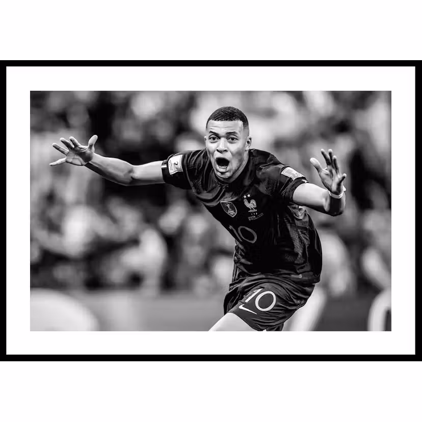 Poster Gallerix Kylian Mbappé World Cup 2022 No2 70x100 cm