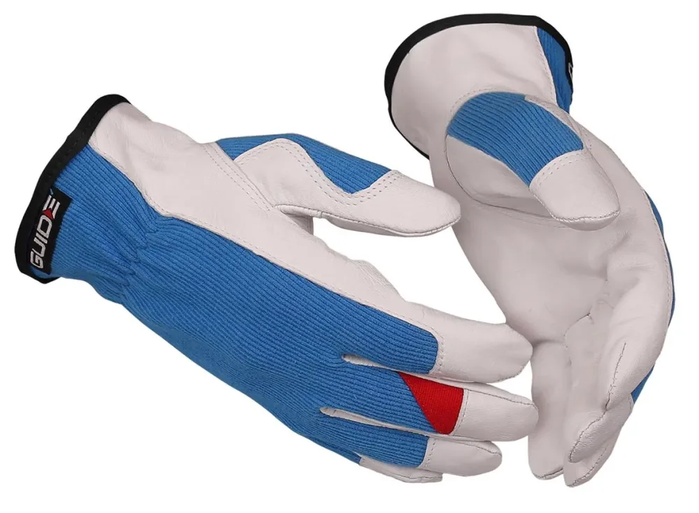 Guide Gloves 5164 Handske läder, öppen krage 11