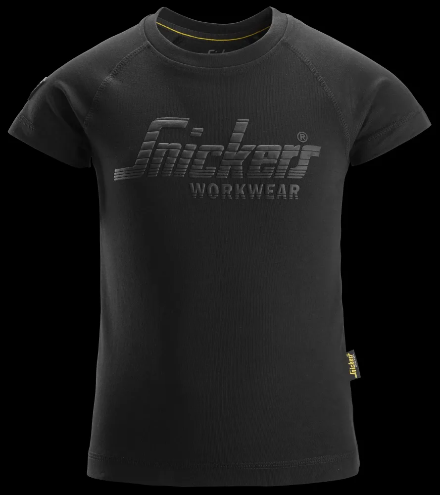 Snickers Workwear 7514-0400 T-shirt svart 122;128