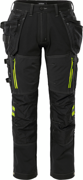 BYXA HANTVERK STRETCH 2569 STP SVART STL 34