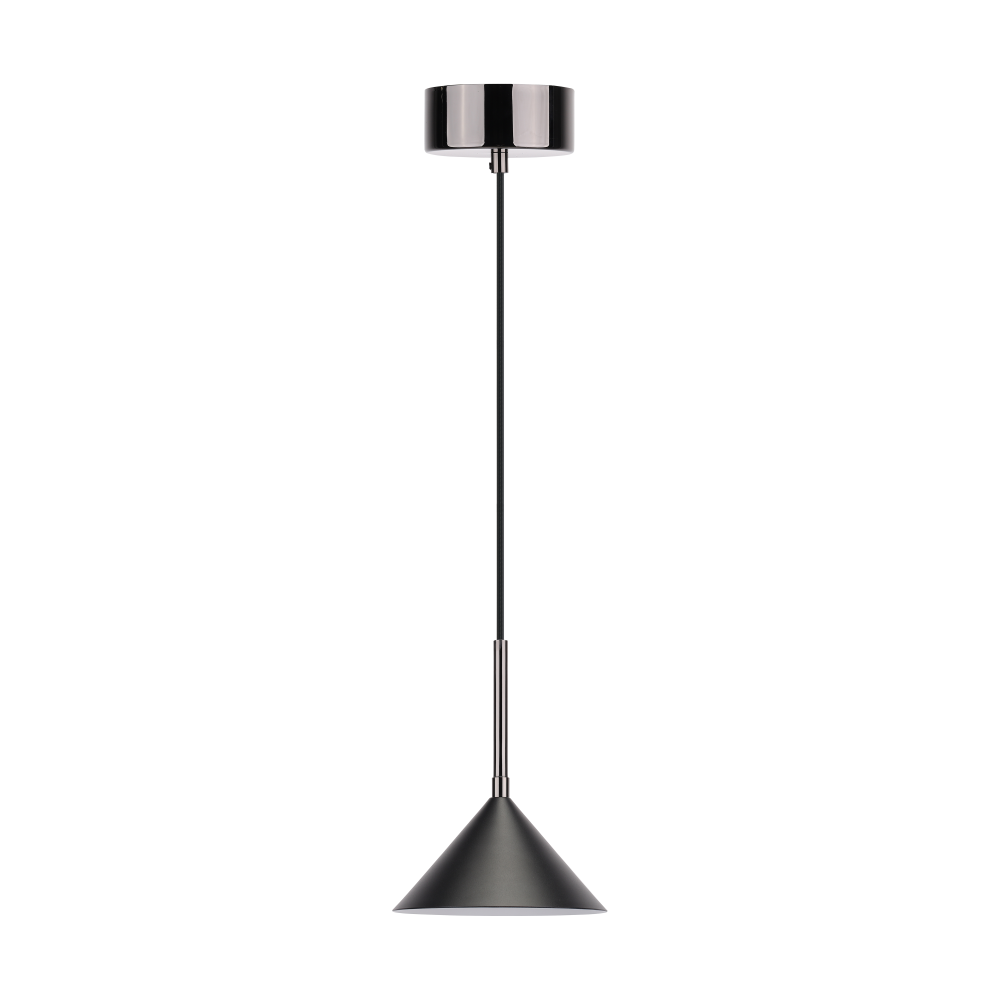 Kuro pendel, Black, Ø17x9 cm