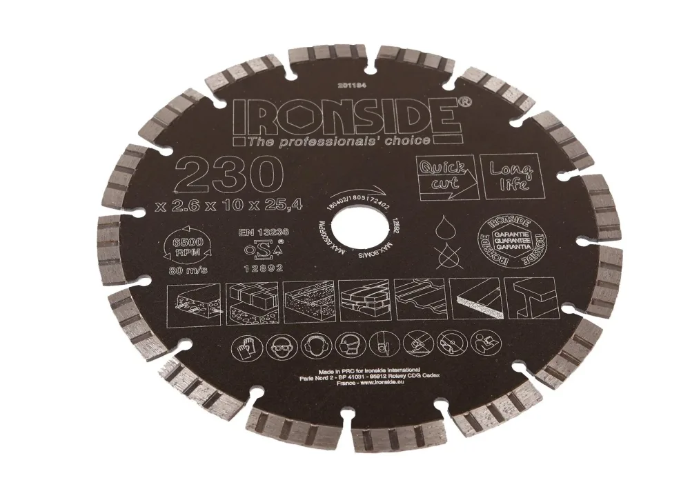 Ironside 201183 Diamantkapskiva 125 x 22,23 x 2,3 x 10 mm - Bild 2